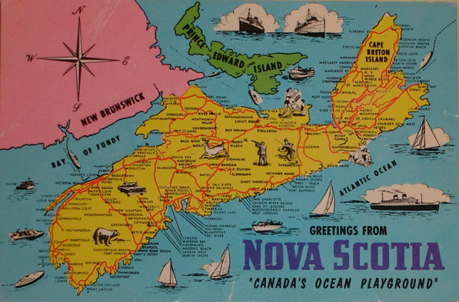 Greetings from Nova Scotia